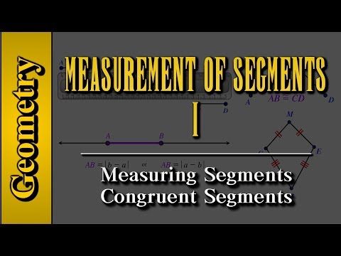 Geometry: Measurement of Segments (Level 1 of 4) | Measuring Segments, Congruent Segments