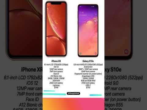 iPhone XR vs Galaxy s10e comparison | #samsung #mobile #iphone #iphonexr