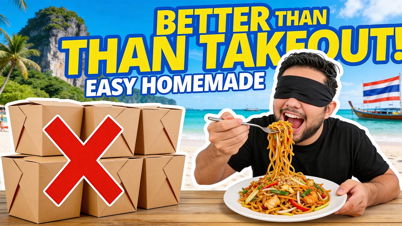 How to Make Authentic Pad Thai at Home + Homemade Sauce Recipe - YouTube