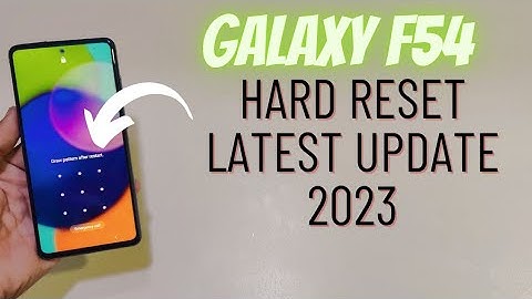 Galaxy F54 Hard Reset 2023 Forget Password Unlock Without Pc
