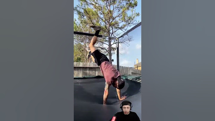 It Looks Like a Montage… But He Really Did It on the Trampoline!