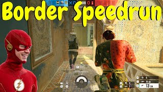 Fastest Border Rush in Rainbow Six Siege