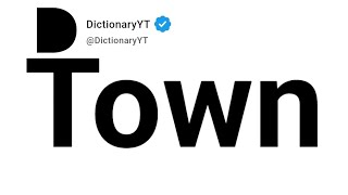 Town Synonyms | Thesaurus | Similar Words 