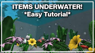 How to Place Things UNDERWATER in BLOXBURG *EASY*