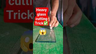 Thick Glass cutting | Glass cutting tutorial | Glass cutting #glasscutting #cutglass #glasscut