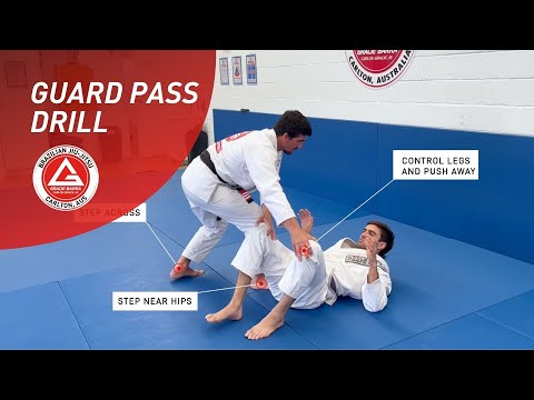 Guard Pass Drill | BJJ Techniques | Gracie Barra Carlton