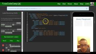 Label Bootstrap Wells, freeCodeCamp Bootstrap Review, lesson 28