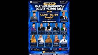 Webinar Peringatan Hari Kependudukan Dunia Tahun 2026 Provinsi Kalimantan Timur dan Kalimantan Utara