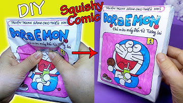 Cách làm squishy Truyện Tranh Doraemon | DIY Paper Squishy Comic | Liam Channel
