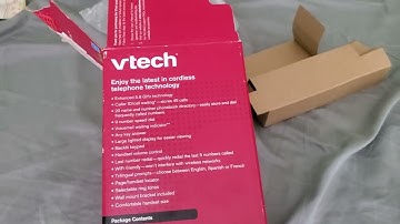 VTech Cordless Phone Unboxing and Setup