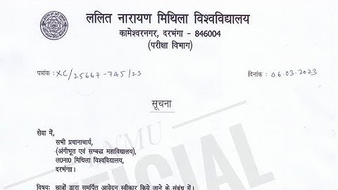 Lnmu Part 1 Absent, Promoted, Pending Result Regarding Update 2022-23 @Studentexpres