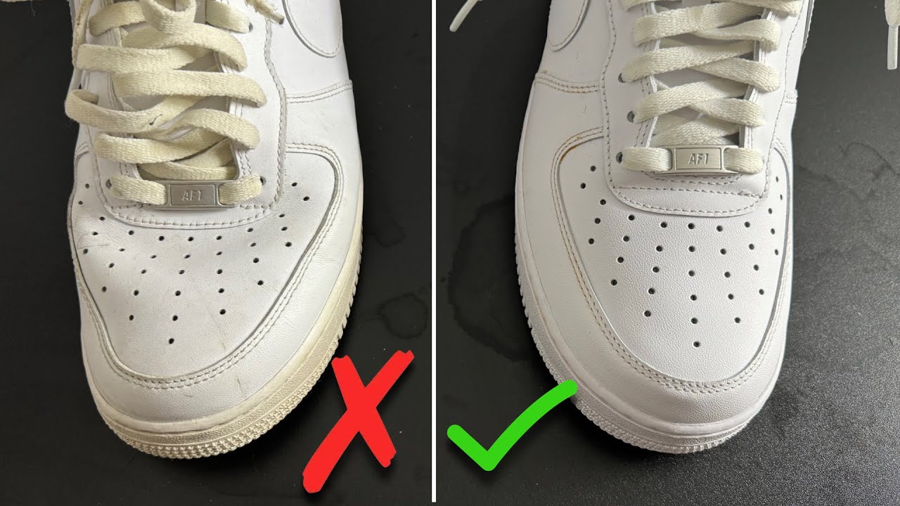 How To PREVENT Creases in Nike Air Force 1 (BEST WAY!!) - YouTube