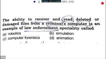 COMPUTER AWARENESS MCA NIMCET JECA JNU PUNE MP BHU KIIJEE HMCA ICET TANCET IP