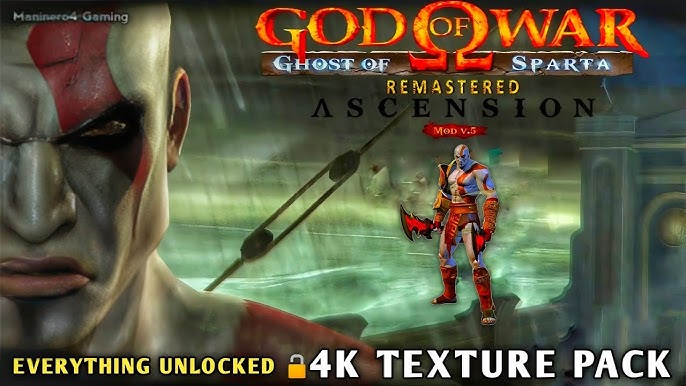 God of War: Ghost of Sparta REMASTERED Ascension MOD v.5 (slowmo) All  Version PC/Android (PPSSPP) 