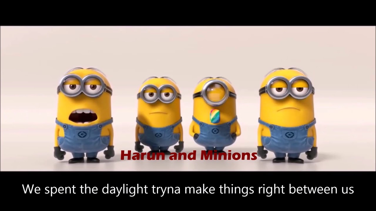Maroon 5 - Girls Like You ft. Cardi B (Minions Version) Remix and Lyrics