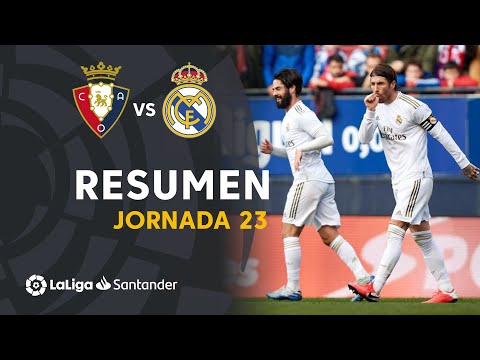 Osasuna Real Madrid Goals And Highlights