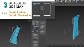 How to Create and Animate Curtain | 3Ds Max