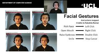 UCL MotionInput 3 - Facial Navigation Part 2 - Nose and Eye Gaze, with federated speech