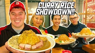 Mega Curry Rice Challenge in Taipei, Taiwan vs 3 Competitive Eaters!!