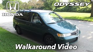 2002 Honda Odyssey EX-L Startup, Engine and Walkaround Tour
