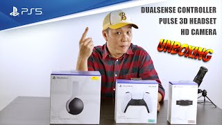 MEGA 3 X UNBOXING! Sony Dualsense Controller, Pulse 3D Headset & HD Camera