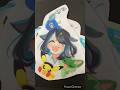 【ハロ　リコ】小6イラスト#illustration #ポケモン #pokemon #ぼっちぼろまる #yama#ハロ