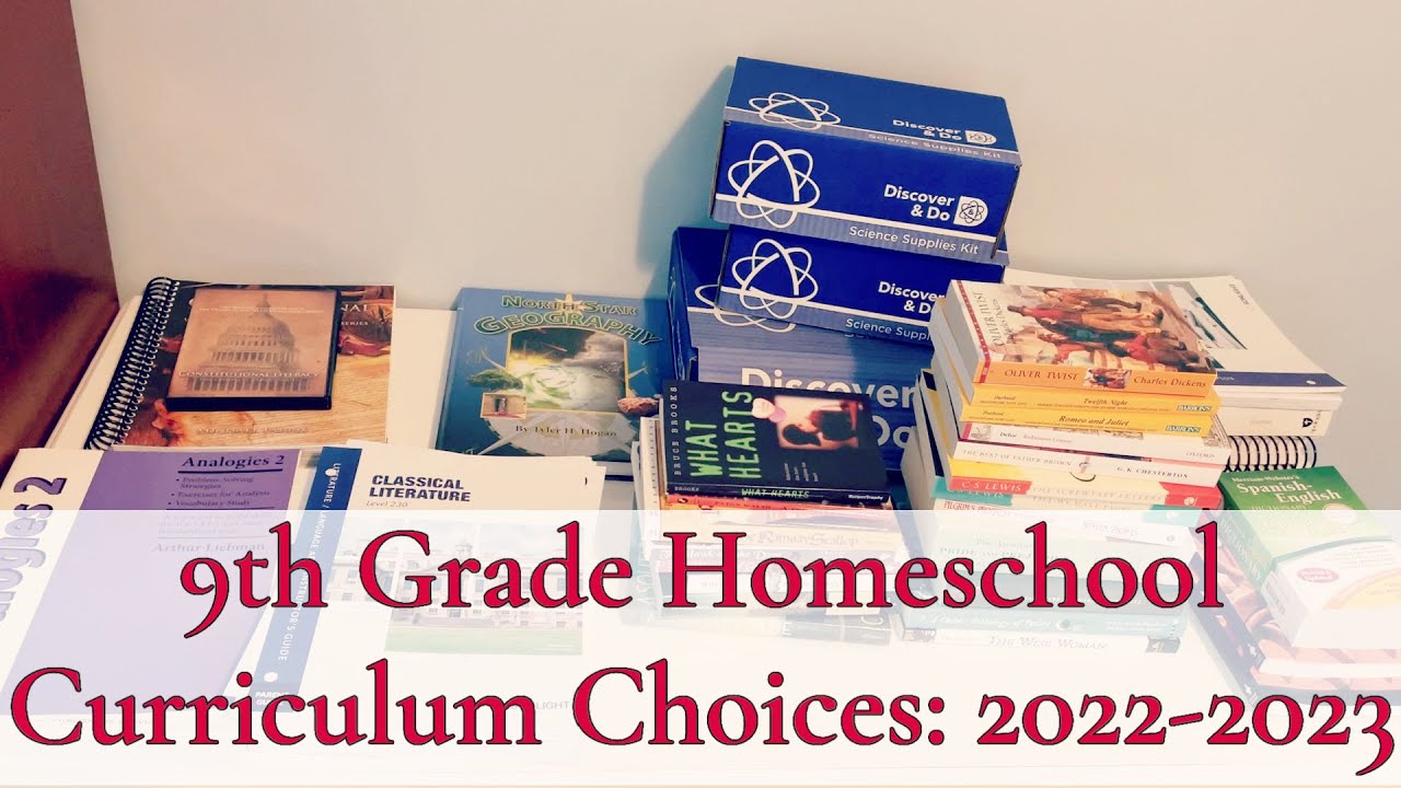 9TH GRADE HOMESCHOOL CURRICULUM CHOICES 20222023 HOMESCHOOL HIGH SCHOOL PLANNING YouTube