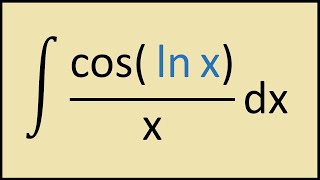How to integrate cos(ln(x))/x
