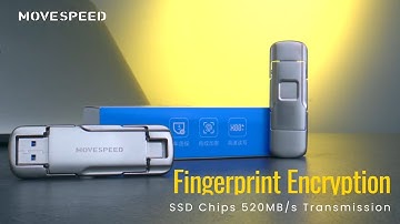 The Ultimate Flash Drive! MOVESPEED USB3.2 Pendrive with Fingerprint Encryption 🚀🔒