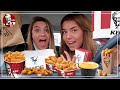 MEGA KFC CAR MUKBANG + Q&A  - hot wings, chicken tenders, chicken popcorn | SARA VERWOERD