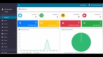 Web based invoicing and client management system using Php Laravel