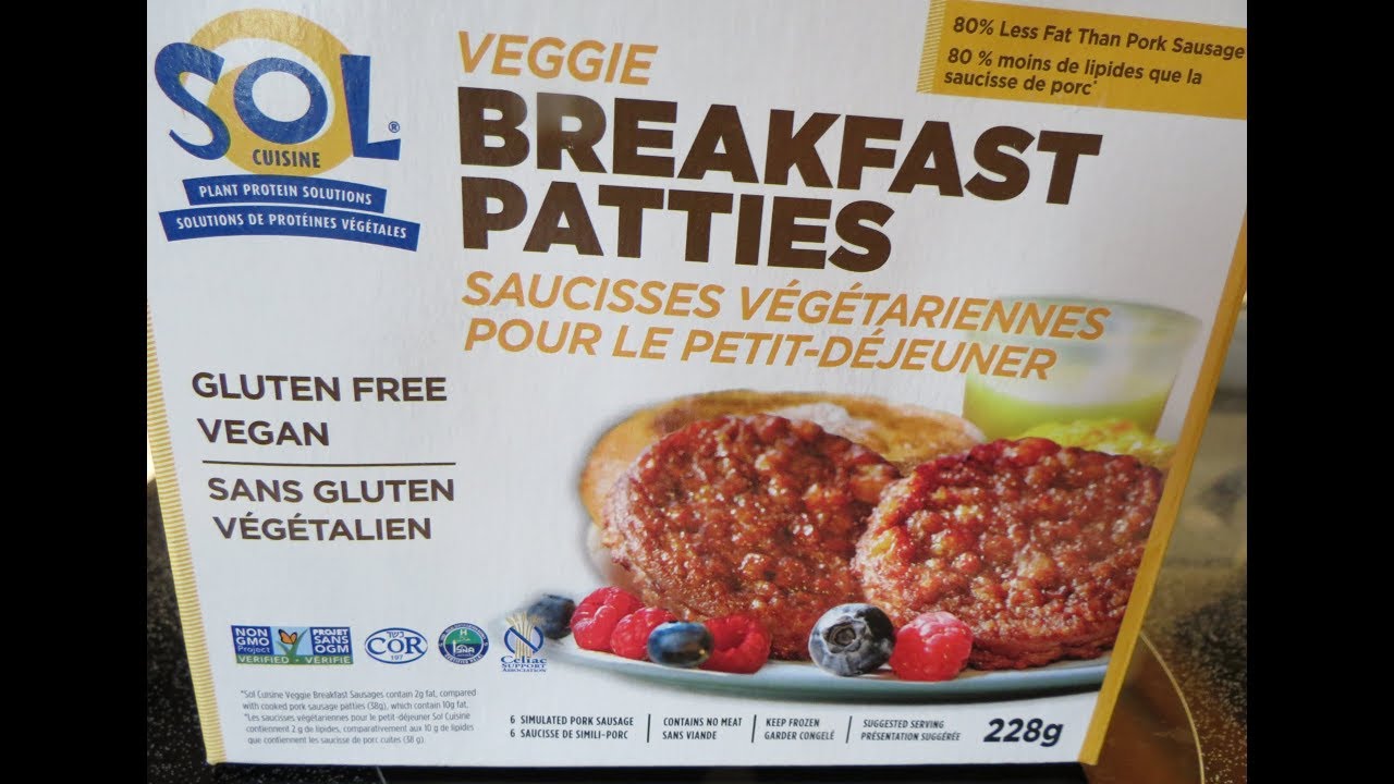 Review Sol Cuisine Breakfast Patty (Vegan, glutenfree