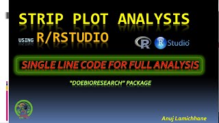 Famous Strip Plot Analysis in Rstudio | Beginners tutorial Net Worth