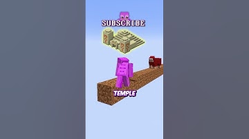 Minecraft, but if I see the color RED, the video ends! #shorts