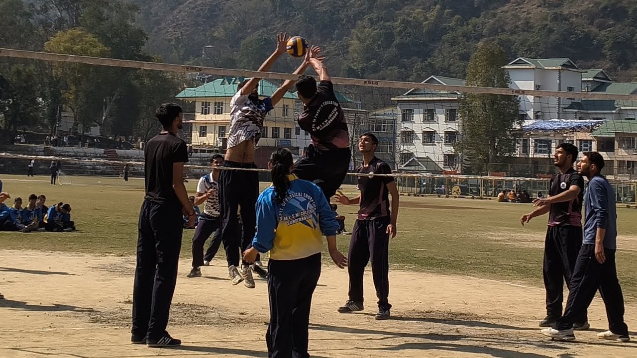 Senior vs junior's volleyball Match, PED S. NGr