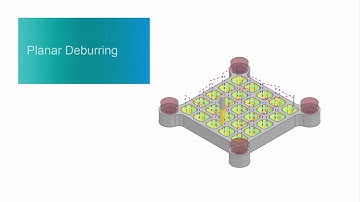 Planar Deburring in NX CAM