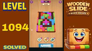 Wooden Slide – Level 1094 | Walkthrough