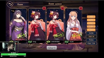 /qa/ Plays Mahjong Soul - Double Ron