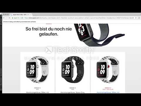 Selenium Apple Store Demo