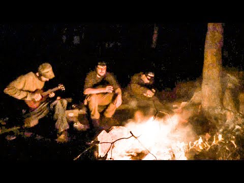 Hidden Native American Village - Camp, Campfire Music, Cod Dinner