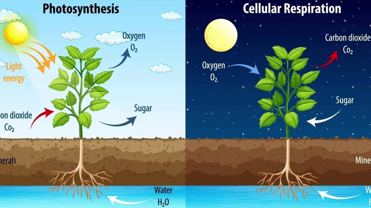 How do plants  breathe