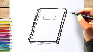 Comment dessiner un cahier facile à dessiner 