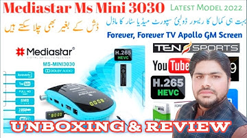 Media Star MS-Mini 3030 Full HD Reciever Unboxing