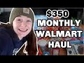 February 2022 Once a Month Walmart Grocery Shopping Haul | Grocery Haul | Cassandra Smet