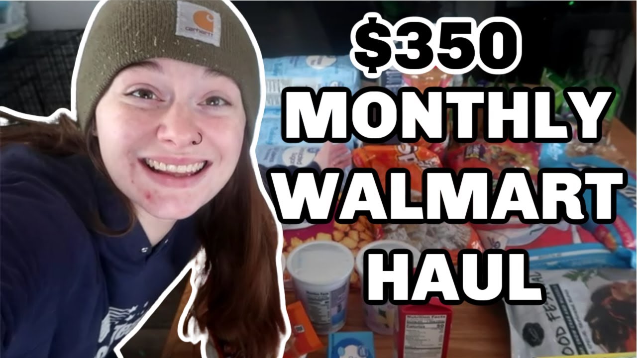 February 2022 Once a Month Walmart Grocery Shopping Haul Grocery Haul
