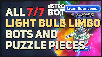All Light Bulb Limbo Bots and Puzzle Pieces Locations Astro Bot 100%