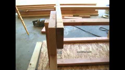 Floor And Deck Stringer Connection   How To Build Stairs