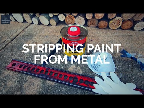 Video: How To Remove Paint From Metal