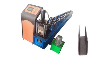 Sliding Guide Track Roll Forming Machine For Shutter Door