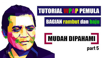TUTORIAL WPAP PEMULA !!! Bagian rambut dan baju [ MUDAH DIPAHAMI ] I Coreldraw x7 I part 5